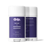 GRIP 2-PACK PEPTIDE & PEPPERMINT DEODORANT