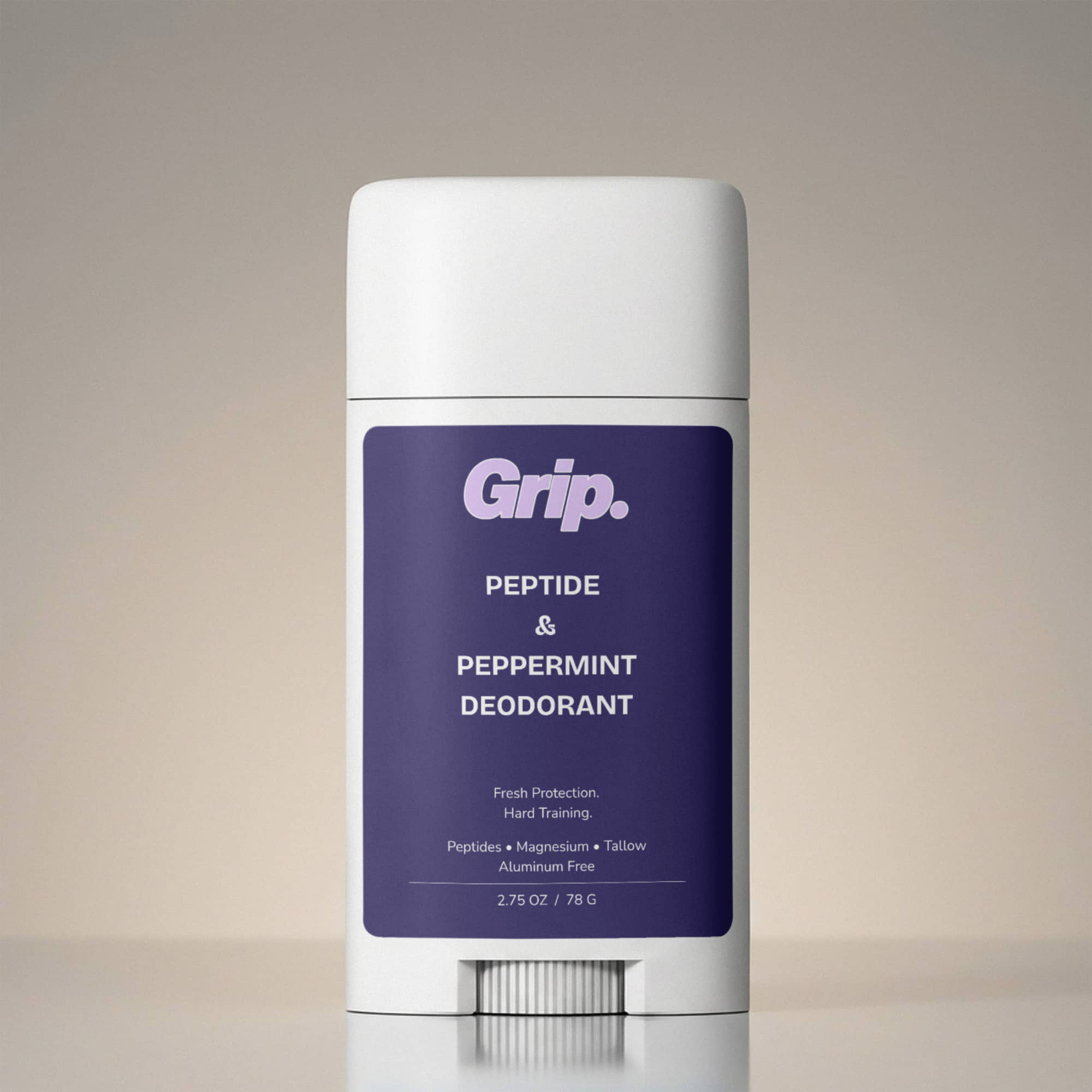 GRIP 2-PACK PEPTIDE & PEPPERMINT DEODORANT