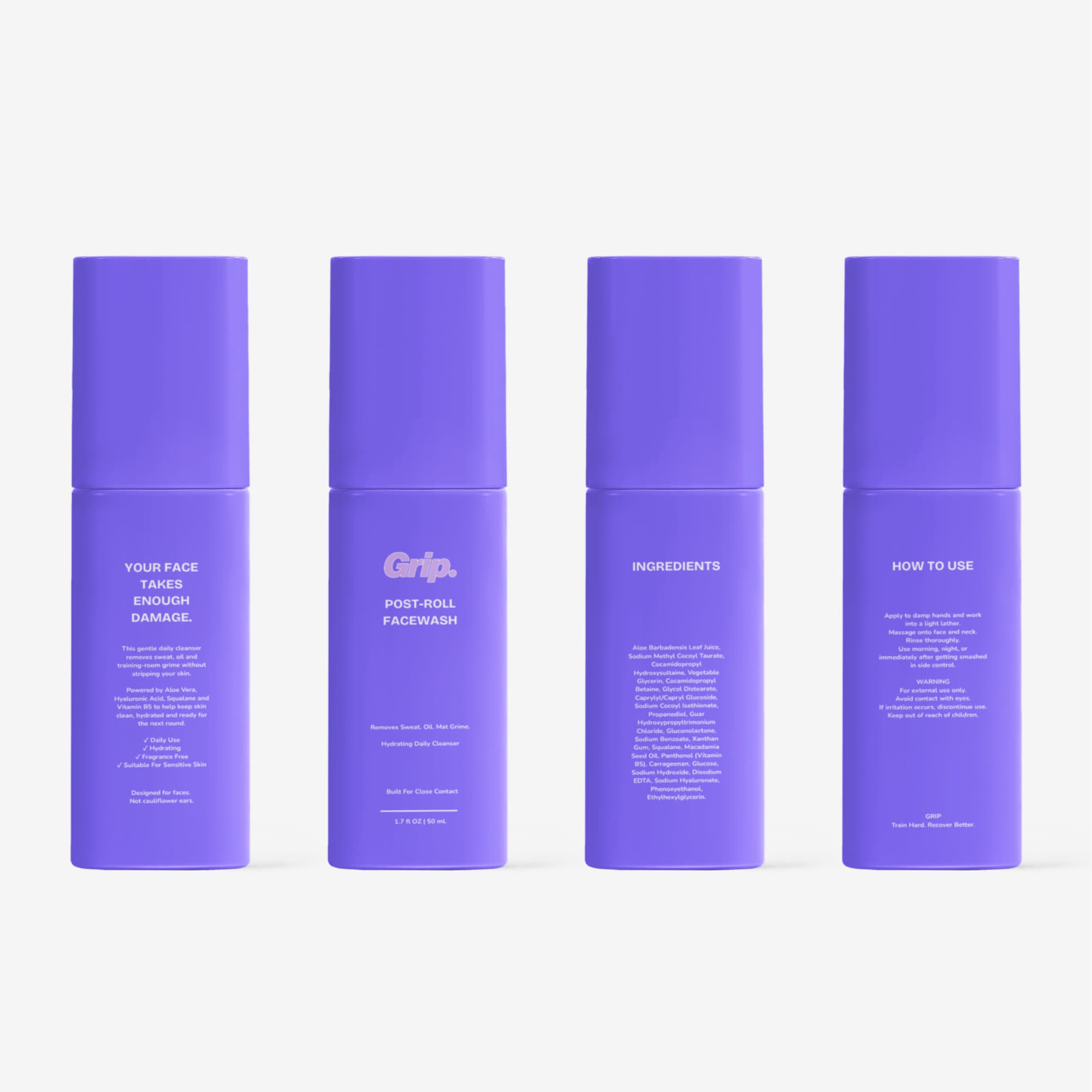GRIP POST-ROLL FACEWASH